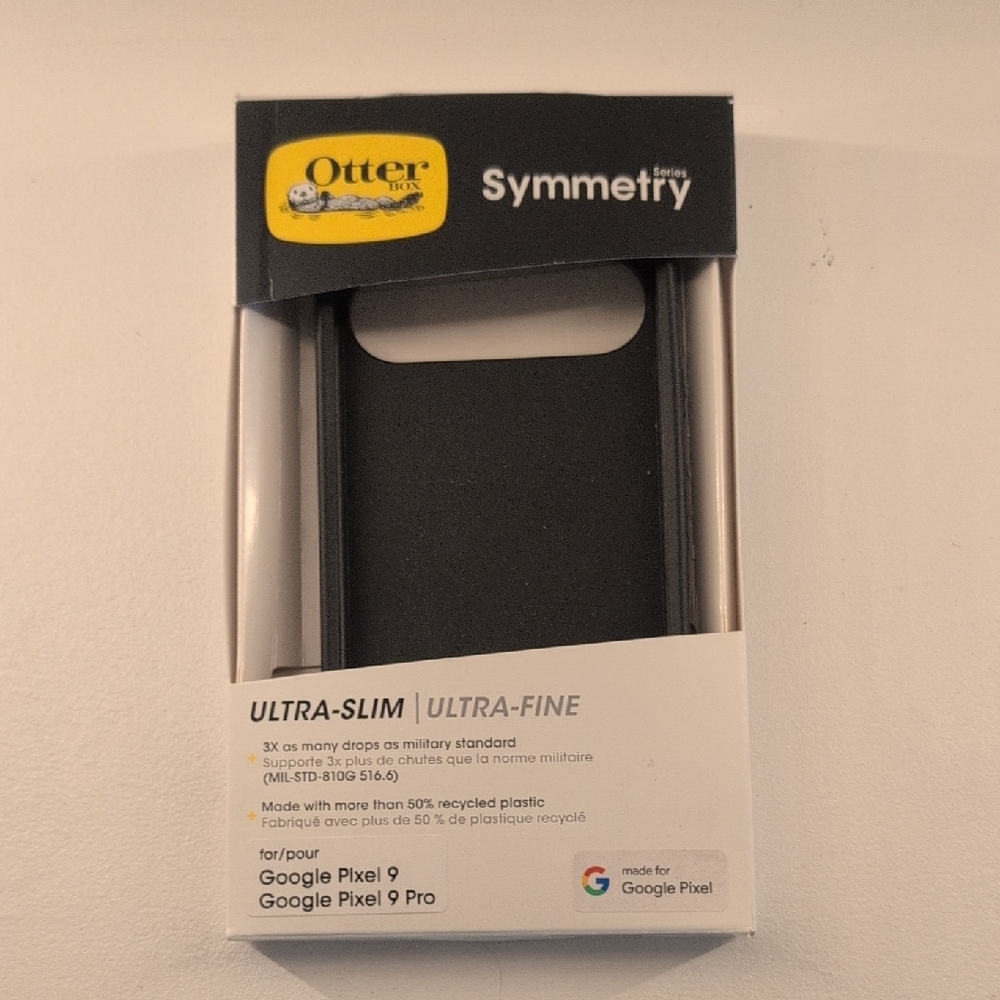 OtterBox Symmetry Series Black Case for Google Pixel 9 and 9 Pro